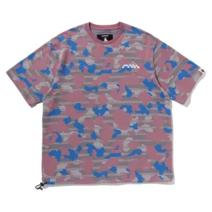 BAPE x Kazuki Kuraishi Camo Jacquard Stripe Relaxed Fit Tee