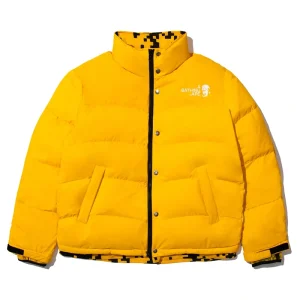 BAPE x Kazuki Kuraishi Pixelate Camo Reversible Down Jacket