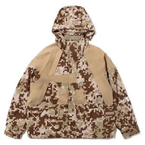 BAPE x Kazuki Kuraishi Pixelate Camo Snowboard 2-Layer Jacket