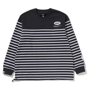 BAPE x Kazuki Kuraishi Stripe Relaxed Fit Long Tee