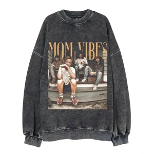 Bellelement Vintage 90's Mom Vibes Sweatshirt Thug Life Mama Shirt