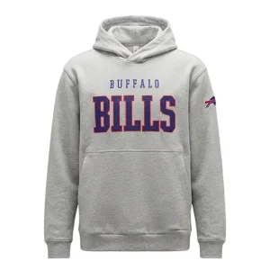 Buffalo Bills Steady State Heather Grey Hoodie