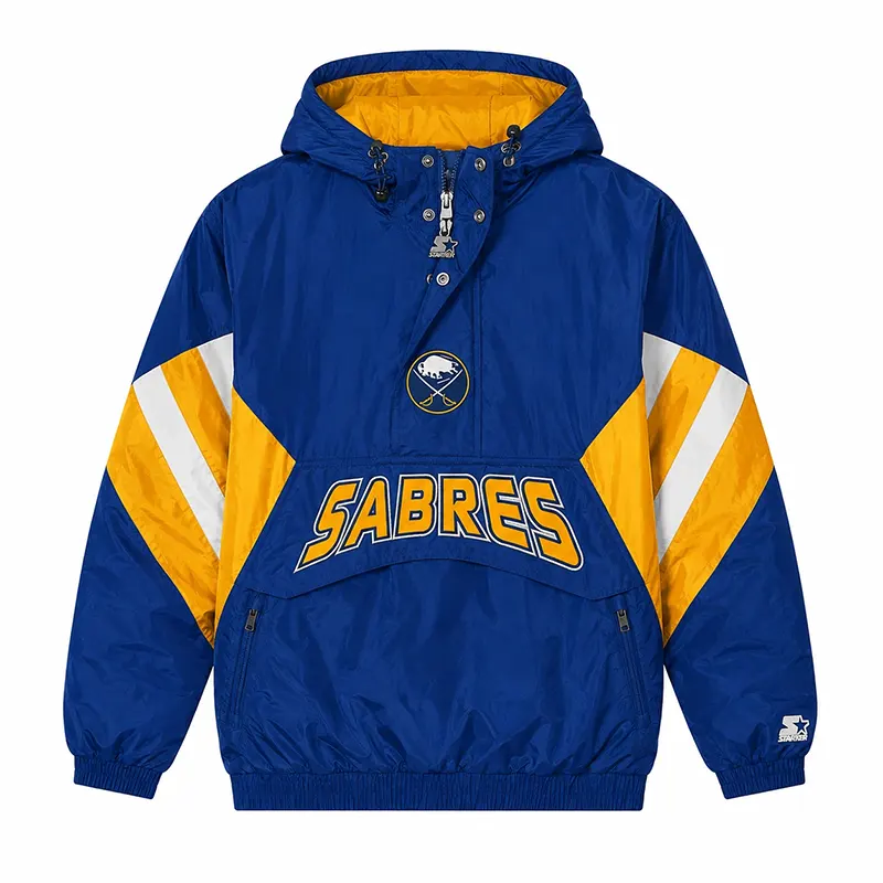 Buffalo Sabres Breakaway Jacket Buffalo Sabres Breakaway Jacket <p>Upgrade your outerwear with the <strong>Buffalo Sabres Breakaway Jacket</strong>. This distinctive jacket style suits casual outfits, street-inspired looks, seasonal layering, and collector wardrobes.</p>