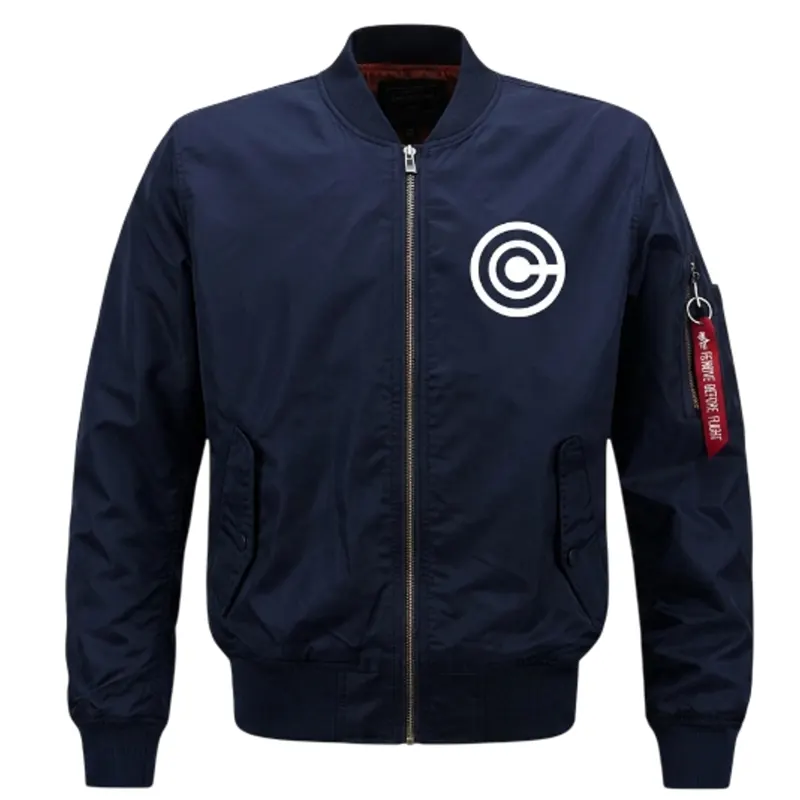 Capsule Corp Blue Bomber Jacket Capsule Corp Blue Bomber Jacket <p>Discover the <strong>Capsule Corp Blue Bomber Jacket</strong>, a versatile bomber jacket style with a clean, statement-ready look. Great for casual layering, streetwear outfits, seasonal styling, and everyday fashion.</p>