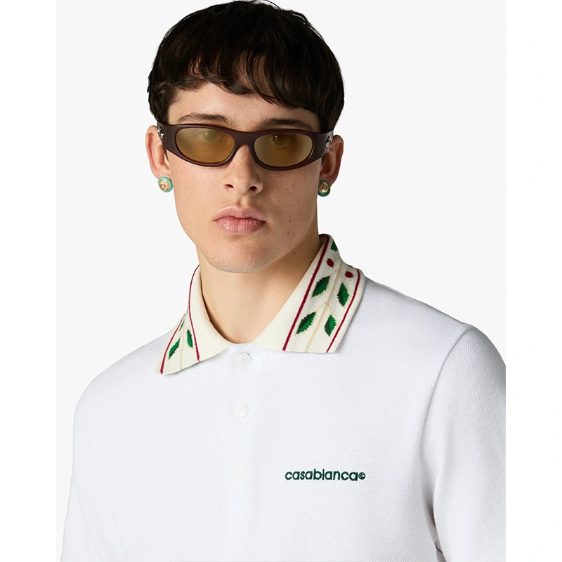 Casablanca Laurel Pique Polo Shirt 1 Casablanca Laurel Pique Polo Shirt <p>Shop the <strong>Casablanca Laurel Pique Polo Shirt</strong> for a clean polo-inspired look. A versatile choice for casual outfits, smart-casual styling, relaxed occasions, and everyday fashion.</p>