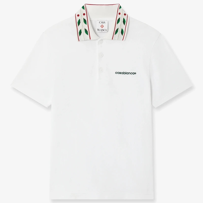 Casablanca Laurel Pique Polo Shirt 5 Casablanca Laurel Pique Polo Shirt <p>Shop the <strong>Casablanca Laurel Pique Polo Shirt</strong> for a clean polo-inspired look. A versatile choice for casual outfits, smart-casual styling, relaxed occasions, and everyday fashion.</p>