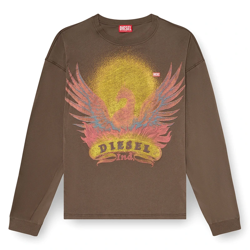 Diesel Long Sleeve Phoenix Graphic T-shirt 3 Diesel Long Sleeve Phoenix Graphic T-shirt <p>Discover the <strong>Diesel Long Sleeve Phoenix Graphic T-shirt</strong>, a versatile tee style made for casual and streetwear wardrobes. Great for everyday outfits, statement looks, layering, and collector-inspired fashion.</p>