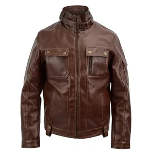 Gangster Kingdom Spade 4 Brown Jacket