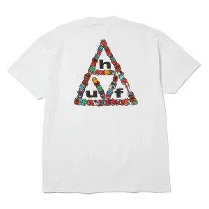 HUF x Spitfire Sticker Triple Triangle T-Shirt