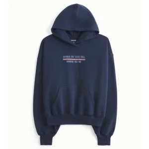 Hollister Girls Feel Good Bruce Springsteen Graphic Classic Hoodie