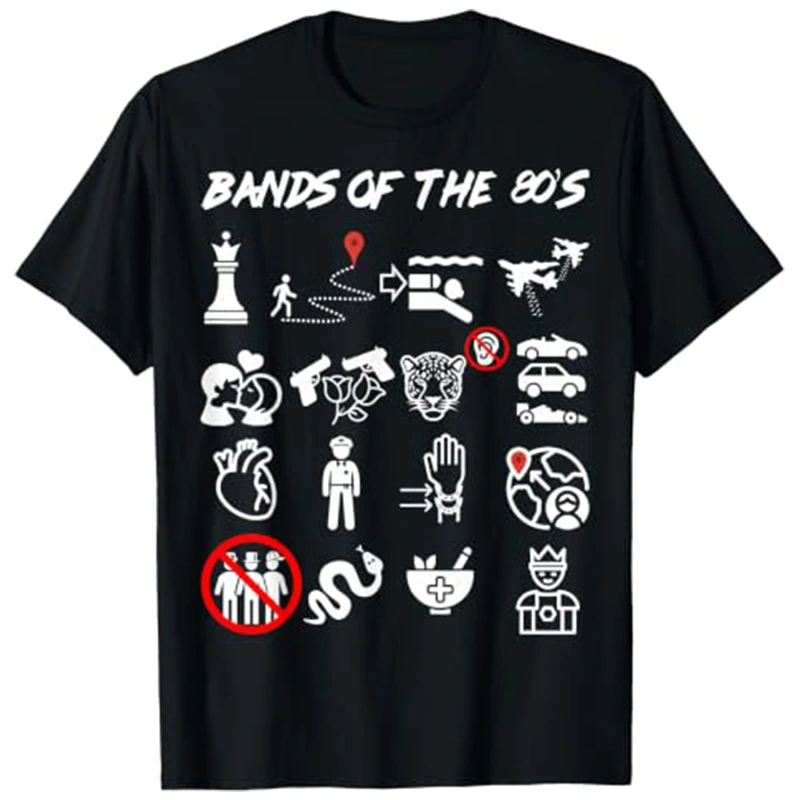 Iconic Pop Rock Bands Of The 80s T-Shirt Iconic Pop Rock Bands Of The 80s T-Shirt <p>Shop the <strong>Iconic Pop Rock Bands Of The 80s T-Shirt</strong>, a stylish graphic shirt featuring eye-catching graphic appeal. Designed with a statement graphic look with easy everyday styling, it is a great choice for casual outfits, layering, concerts, gifting, and everyday streetwear. Pair it with your favorite casual essentials for an effortless, trend-ready look.</p>