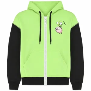 Invader Zim Gir Green Cosplay Hoodie