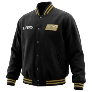 Jet Life Lifer Black Wool Jacket