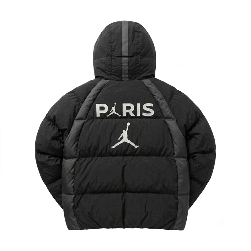 Jordan x Paris Saint Germain Puffer Jacket Jordan x Paris Saint Germain Puffer Jacket <p>Combine basketball heritage with football culture in the Jordan x Paris Saint Germain Puffer Jacket. Its sporty insulated appearance makes it a standout winter layer for fans and streetwear enthusiasts.</p>