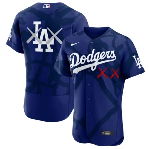 KAWS Nike MLB Authentic Los Angeles Dodgers Jersey