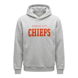 Kansas City Chiefs Steady State Heather Grey Hoodie