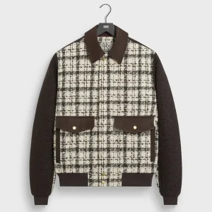 &Kin Mixed Tweed Hawthorne Flight Jacket