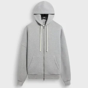 &Kin Plush Fleece Hiroshi Zip Front Hoodie