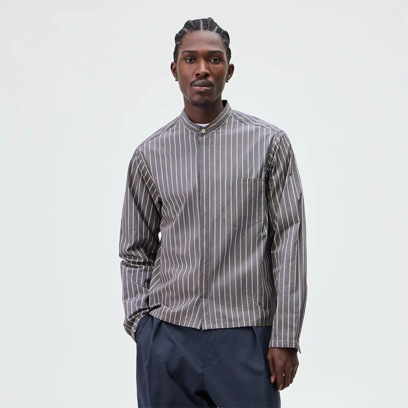&Kin Striped Poplin Nico Shirt 5 &Kin Striped Poplin Nico Shirt <p>Refresh your wardrobe with the <strong>&Kin Striped Poplin Nico Shirt</strong>. This shirt style works well for casual outfits, street-inspired looks, easy layering, and standout everyday styling.</p>