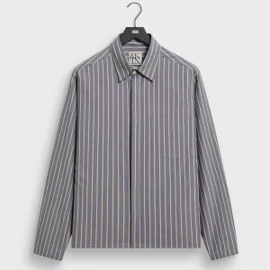 &Kin Striped Poplin Nico Shirt