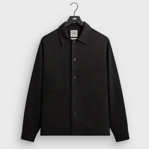 &Kin Textured Viscose Ace Buttondown