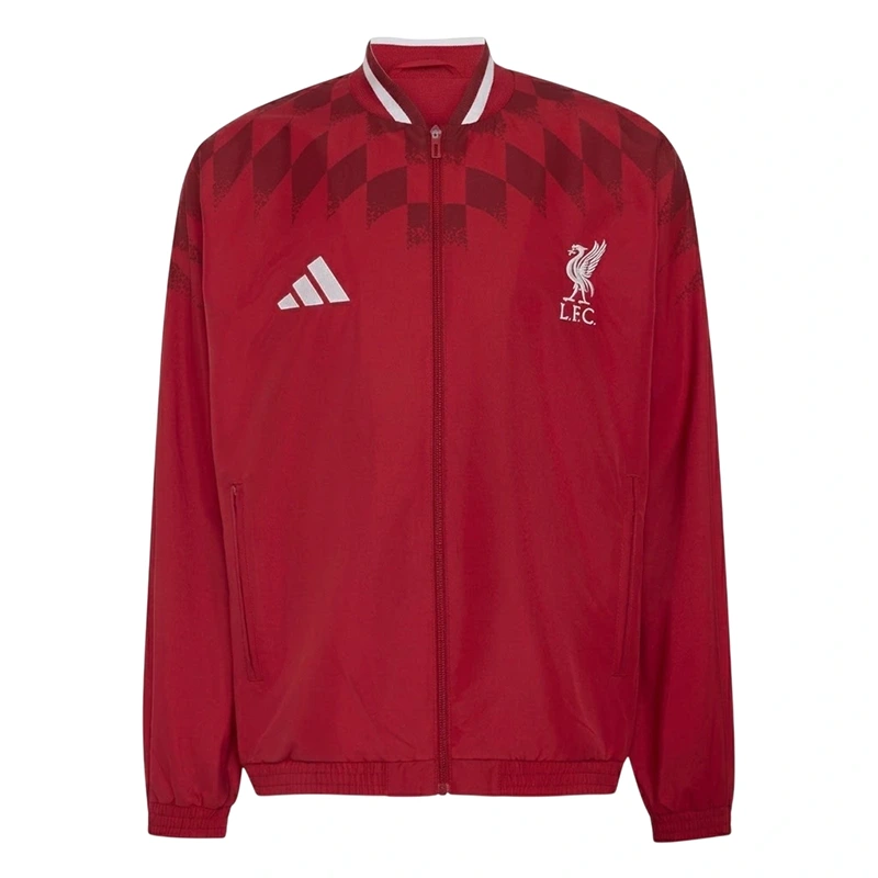 LFC Adidas 26-27 Stadium Track Jacket 1 LFC Adidas 26/27 Stadium Track Jacket <div class="product-short-description"><h2>LFC Adidas 26/27 Stadium Track Jacket</h2><p>The LFC Adidas 26/27 Stadium Track Jacket delivers a bold track jacket look shaped by team-inspired detailing and classic fanwear style. Easy to style with jeans, tees, or casual separates, it brings memorable visual appeal to any modern wardrobe.</p></div>