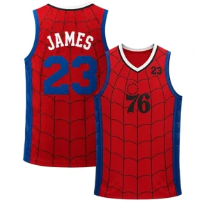 Areena Design <p>Bring basketball and Marvel culture together with the LeBron James 76ers Spider-Man Jersey. Its custom crossover-inspired appearance is perfect for sports enthusiasts, superhero fans, collectors, and casual outfits.</p> LeBron James 76ers Spider-Man Jersey <p>Bring basketball and Marvel culture together with the LeBron James 76ers Spider-Man Jersey. Its custom crossover-inspired appearance is perfect for sports enthusiasts, superhero fans, collectors, and casual outfits.</p>