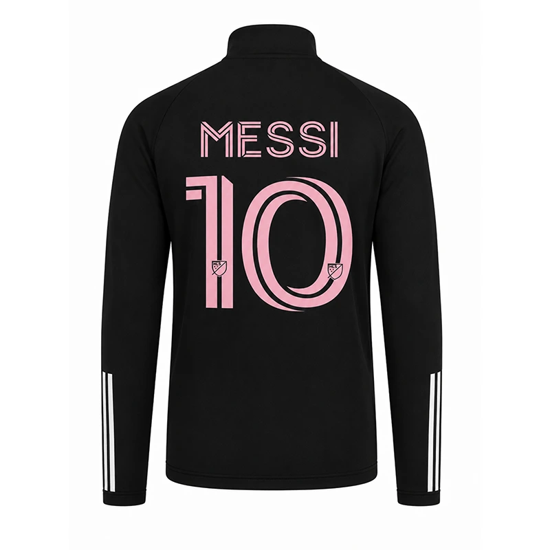 Lionel Messi Inter Miami Anthem Black Jacket 1 Lionel Messi Inter Miami Anthem Black Jacket <p>Show your football passion with the Lionel Messi Inter Miami Anthem Black Jacket. Featuring a sleek athletic silhouette, this versatile layer is ideal for match days, training sessions, travel, and casual sportswear.</p>