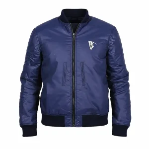 Marcus Holloway Blue Bomber Jacket