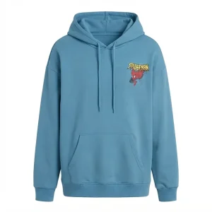 Marvel Aero Spider-Man Sky Blue Hoodie