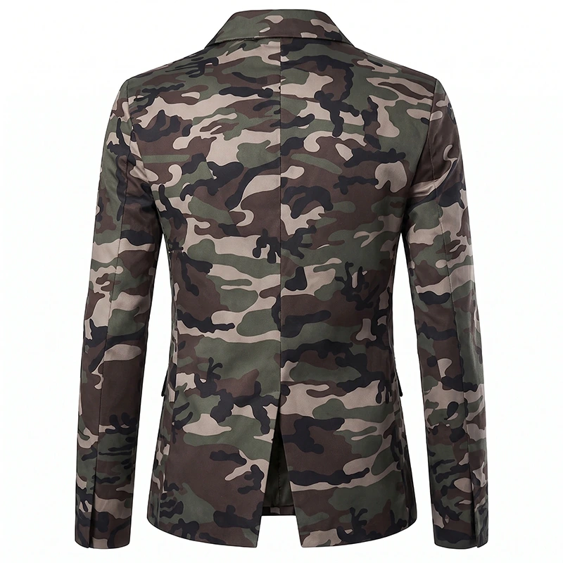 Mens Camouflage Cotton Blazer 1 Mens Camouflage Cotton Blazer <p>Discover the <strong>Mens Camouflage Cotton Blazer</strong>, a polished tailored style for elevated everyday dressing. Ideal for smart-casual outfits, events, layered looks, and statement wardrobe styling.</p>