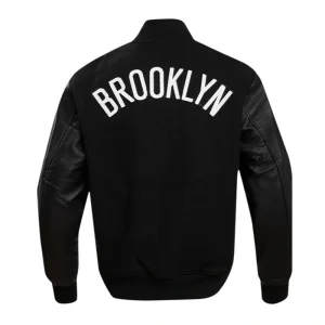 Areena Design <p>Bring a classic athletic edge to your wardrobe with the <strong>Men’s NBA Brooklyn Nets Black Varsity Jacket</strong>. This varsity jacket style suits streetwear, casual layering, game-day inspired looks, and collectors.</p> Men’s NBA Brooklyn Nets Black Varsity Jacket <p>Bring a classic athletic edge to your wardrobe with the <strong>Men’s NBA Brooklyn Nets Black Varsity Jacket</strong>. This varsity jacket style suits streetwear, casual layering, game-day inspired looks, and collectors.</p>