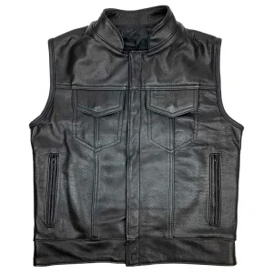 Men's Outlaw Chicago MC Leather Vest