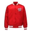 Areena Design <div class="product-short-description"><h2>Seattle Mariners Mens Printed Homeplate Satin Varsity Jacket</h2><p>Shop the Seattle Mariners Mens Printed Homeplate Satin Varsity Jacket, a versatile satin varsity jacket inspired by team-inspired detailing and classic fanwear style. It features graphic printed detailing and a smooth satin-inspired look. Its recognizable design makes it a strong choice for everyday layering, events, cosplay, or adding character to a streetwear collection.</p></div> Mens Washington Nationals Satin Varsity Jacket <div class="product-short-description"><h2>Seattle Mariners Mens Printed Homeplate Satin Varsity Jacket</h2><p>Shop the Seattle Mariners Mens Printed Homeplate Satin Varsity Jacket, a versatile satin varsity jacket inspired by team-inspired detailing and classic fanwear style. It features graphic printed detailing and a smooth satin-inspired look. Its recognizable design makes it a strong choice for everyday layering, events, cosplay, or adding character to a streetwear collection.</p></div>