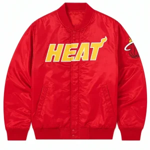 Miami Heat Red Bomber Jacket