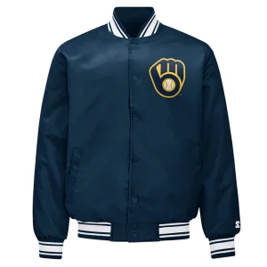 Milwaukee Brewers Printed Home Plate Jacket