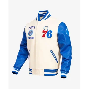 Areena Design <p>Shop the <strong>NBA Philadelphia 76ers Men's Rib Wool Varsity Jacket</strong>, a stylish varsity jacket featuring eye-catching graphic appeal. Designed with a sporty varsity-inspired silhouette with standout streetwear appeal, it is a great choice for cold-weather layering, travel, streetwear, and everyday outerwear. Pair it with your favorite casual essentials for an effortless, trend-ready look.</p> NBA Philadelphia 76ers Men's Rib Wool Varsity Jacket <p>Shop the <strong>NBA Philadelphia 76ers Men's Rib Wool Varsity Jacket</strong>, a stylish varsity jacket featuring eye-catching graphic appeal. Designed with a sporty varsity-inspired silhouette with standout streetwear appeal, it is a great choice for cold-weather layering, travel, streetwear, and everyday outerwear. Pair it with your favorite casual essentials for an effortless, trend-ready look.</p>