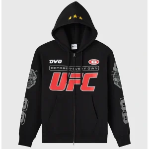 OVO x UFC Full-Zip Hoodie