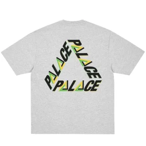 Palace Colour P3 Grey Marl T-shirt