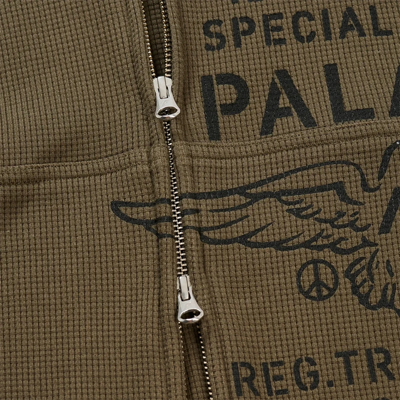 Palace Dove Stamp Waffle Army Olive Zip Hoodie Palace Dove Stamp Waffle Army Olive Zip Hoodie <p>Shop the <strong>Palace Dove Stamp Waffle Army Olive Zip Hoodie</strong>, a standout hoodie style for casual wear and street-inspired outfits. Ideal for everyday layering, relaxed looks, fan fashion, and seasonal wardrobe rotation.</p>