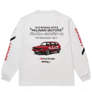 Palace Palinari Longsleeve White Sweatshirt