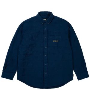 Palace Seer Patch Oxford Navy Shirt