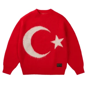 Palace Too Hairy TÜRKIYE Flag Sweater