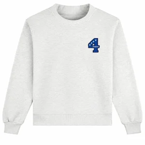 Parke Birthday Drop Graphic Mockneck Sweatshirt