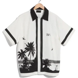 RTA Men's Nathan Palm Trees Shirt