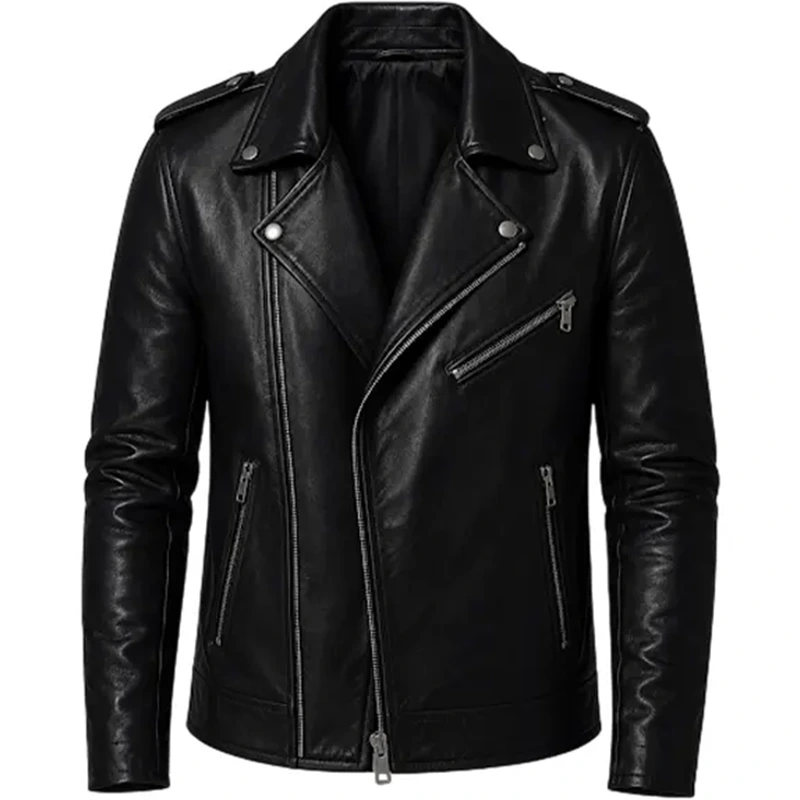 Ryan Gosling Ghost Rider Black Leather Jacket 1 Ryan Gosling Ghost Rider Black Leather Jacket <p>Channel dark superhero style with the Ryan Gosling Ghost Rider Black Leather Jacket. Its rugged biker-inspired silhouette makes it ideal for cosplay, motorcycle fashion, movie fans, and bold casual outfits.</p>