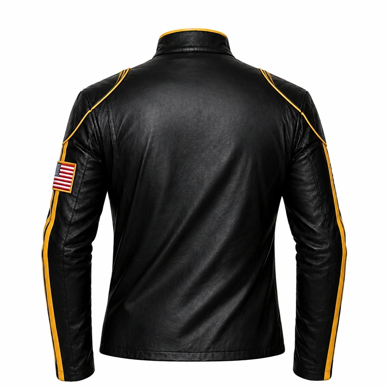 Ryan Gosling NASA Leather Jacket Ryan Gosling NASA Leather Jacket <p>Discover the <strong>Ryan Gosling NASA Leather Jacket</strong>, a statement leather jacket style made for standout outerwear looks. A strong choice for casual styling, layered outfits, themed fashion, and collectors.</p>
