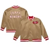 Areena Design <p>Honor a legendary football milestone with the San Francisco 49ers 80th Anniversary Black Satin Jacket. Its sleek black finish creates a timeless look for game days and collectors.</p> San Francisco 49ers 80th Anniversary Satin Jacket <p>Honor a legendary football milestone with the San Francisco 49ers 80th Anniversary Black Satin Jacket. Its sleek black finish creates a timeless look for game days and collectors.</p>