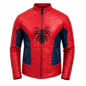 Spiderman Lotus Leather Jacket
