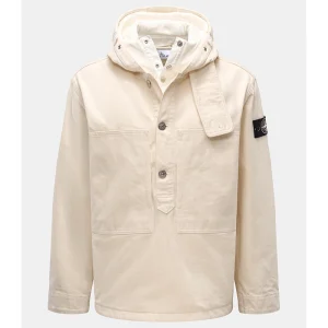 Stone Island Raw Beauty Cream Popover Jacket